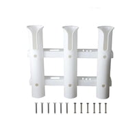 Xusx111 - Soporte De Varilla De Pesca De 3 Racks Para Su Barco, Pontón, Garaje - Almacenamiento Conveniente Para Palos De Pesca, Pinzas, Cuchillos De Filete Y Otros Equipos - Hardware De Montaje Inclu