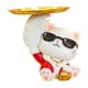 thumbnail image 2 of Figura De Gato De La Suerte Creativa, Galleta, Plato De Dulces, Garras, Bandeja De Joyería De Mano, Estatua, 19x17x18cm, Rojo, 2 of 3