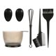 thumbnail image 3 of Salon Hair Color Dye Bowl Peine Cepillo Cubierta De La Oreja Herramienta De Peluquería 5pcs Negro, 3 of 5