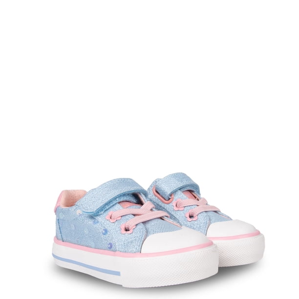 Zapatilla Bebé Niña de Lona con Brillos Denim Pillin