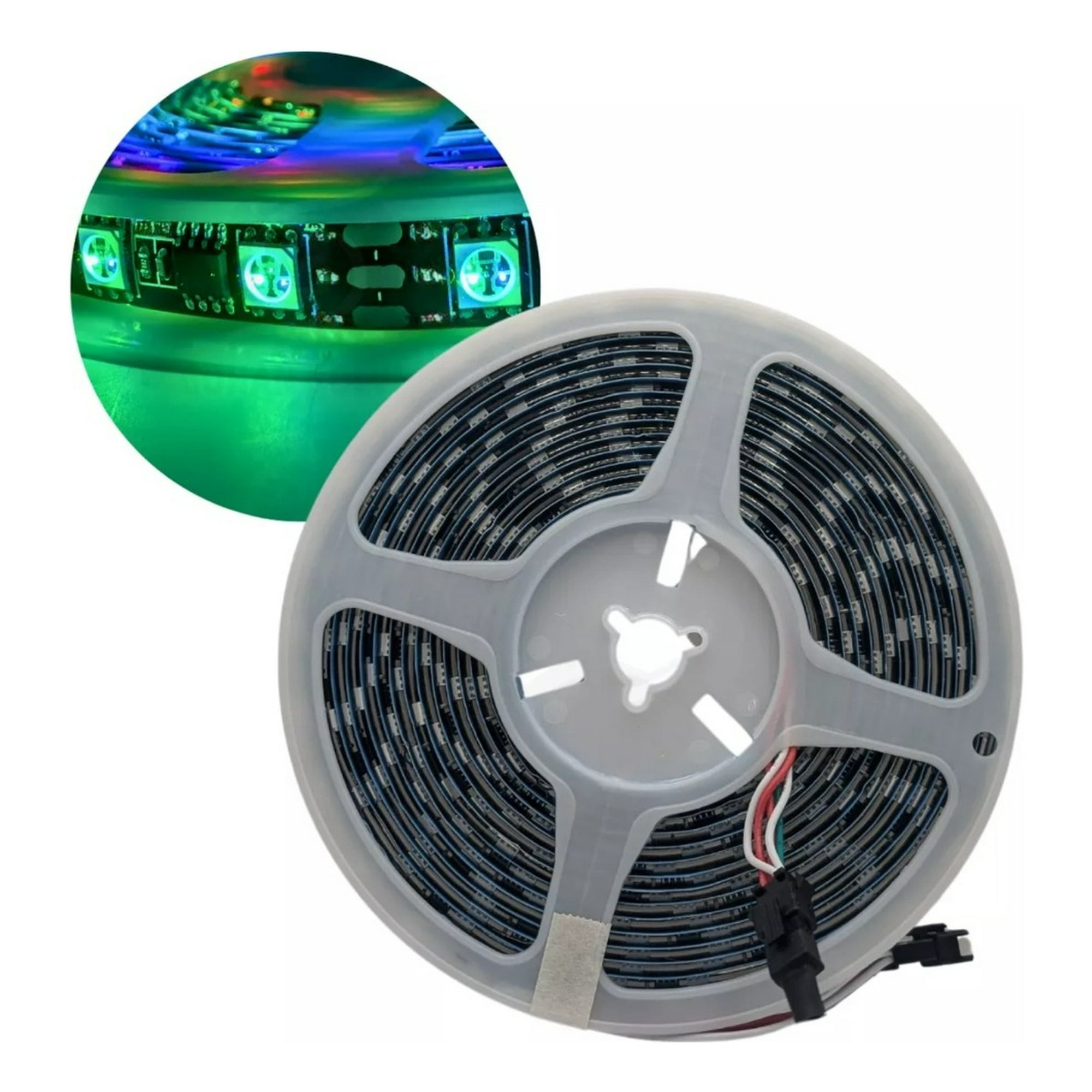 Genérico - Cinta Decoractiva Led Rgb Iluminación 5m Wireless Jhn