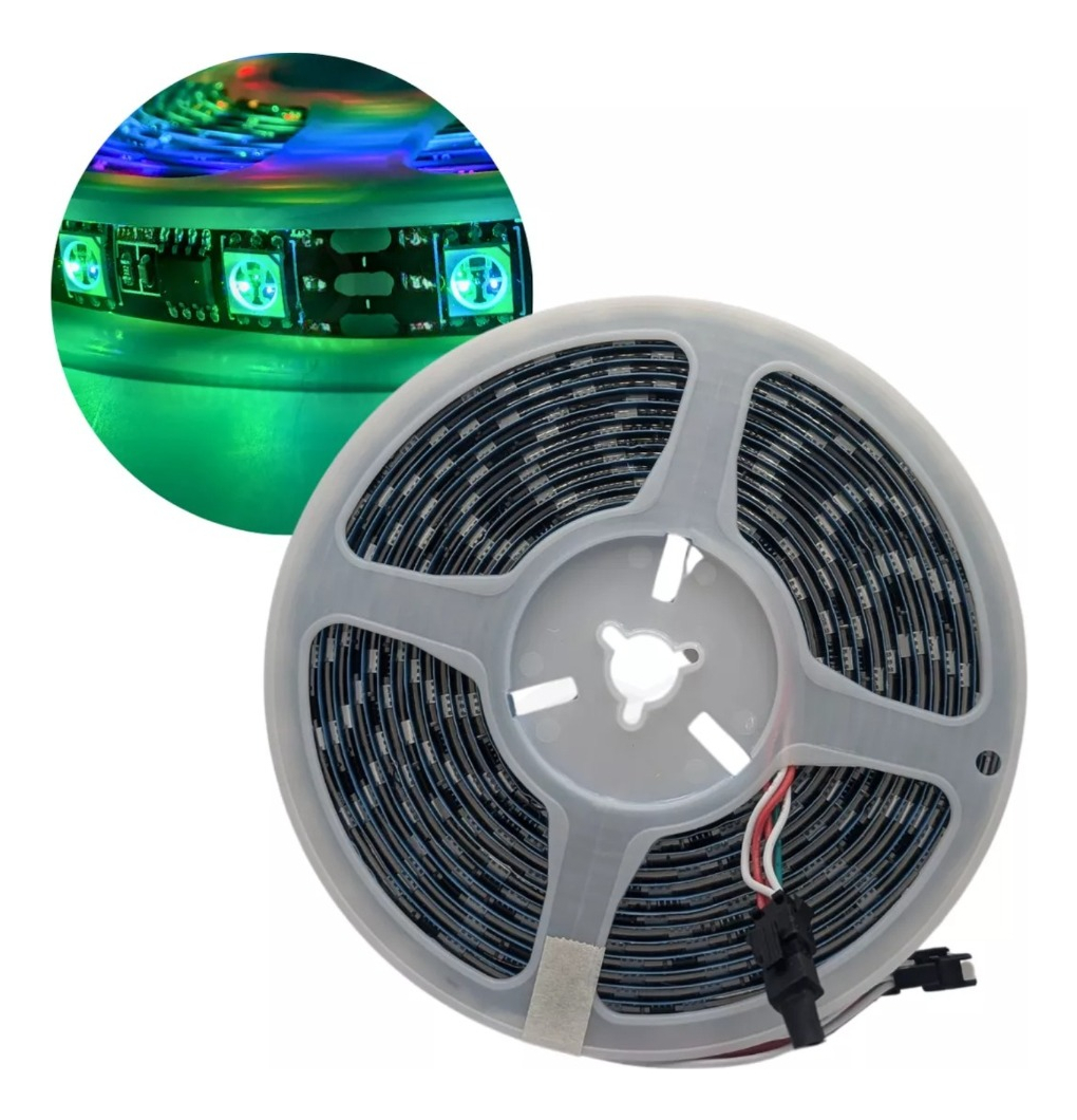 Genérico - Cinta Decoractiva Led Rgb Iluminación 5M Wireless Jhn