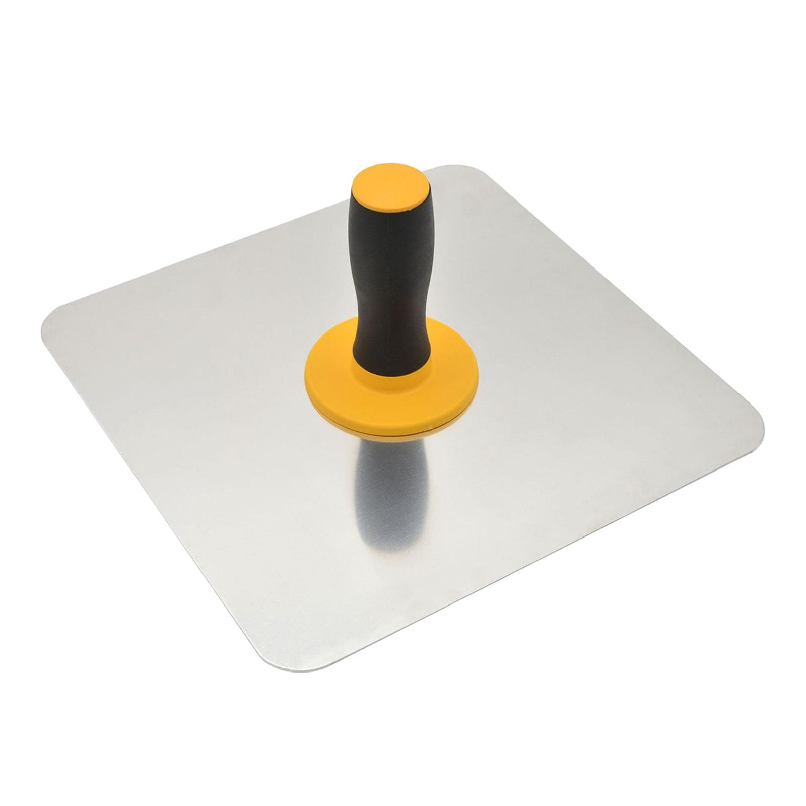 Magideal - Herramientas De De Enyesado Portátil, De Agarre, Bandeja De Material Tierra, Para Pisos, Licencia De Aluminio De 300X300Mm Para