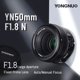 thumbnail image 3 of Lente YONGNUO YN50 mm F1.8N Standard Prime para réflex digital Nikon, 3 of 9