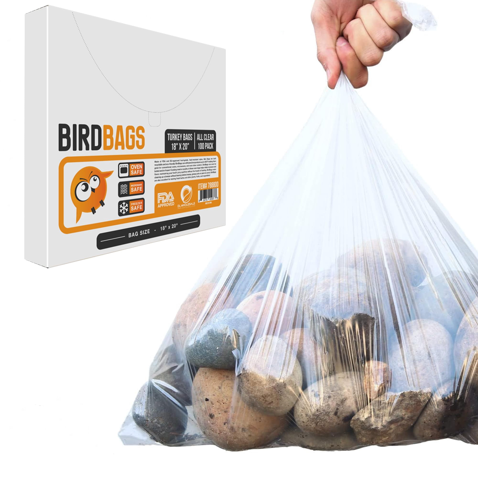 Bolsas De Cocina Dl Wholesale Birdbags Para Turquía, 45 X 50 Cm, Paquete De 100