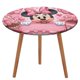 thumbnail image 1 of Minnie Mouse-theme Fitted Round Tablecloths Elastic Edged Table Covers Waterproof Table Cloth for Kitchen Holiday Party Tables Decor 150cm, 1 of 6