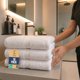 thumbnail image 1 of Paquete de 16 toallas de baño blancas Utopia Towels – 69 cm, 1 of 6