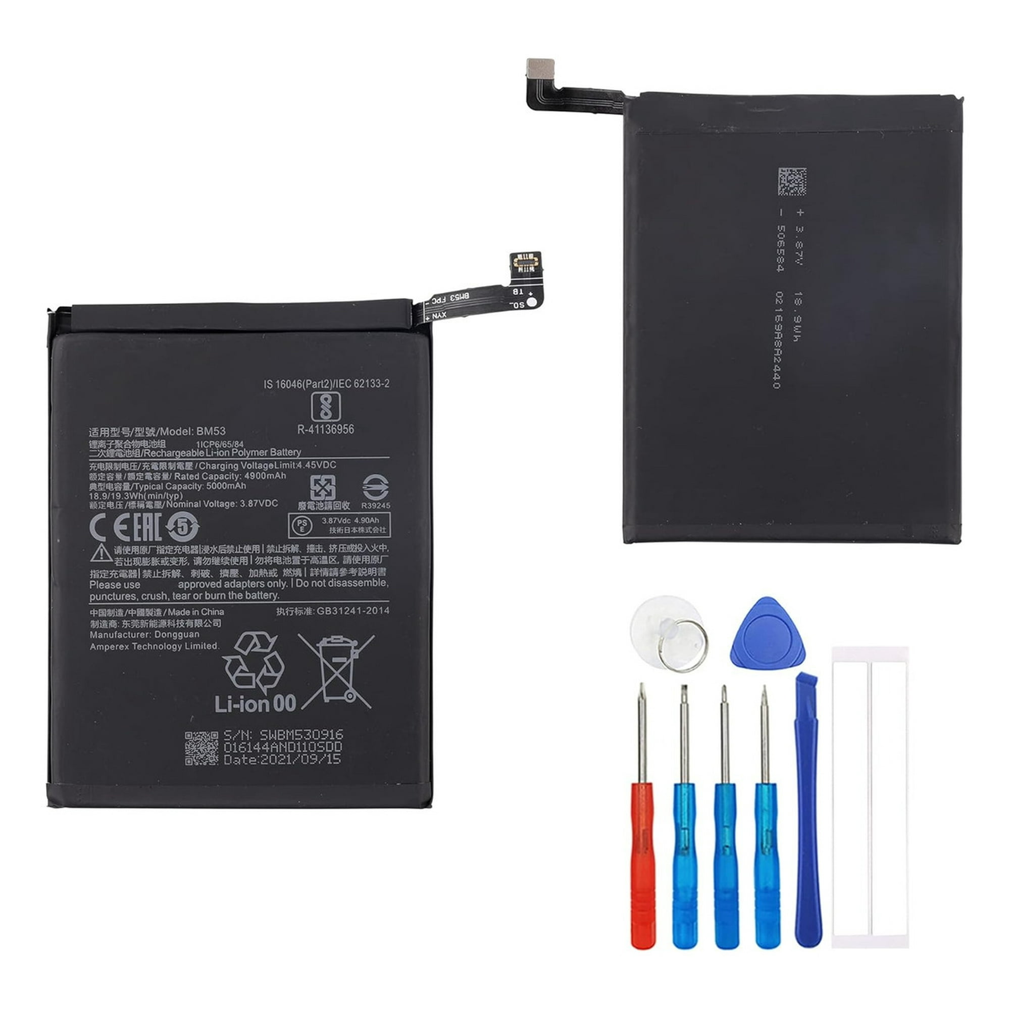 Genérico - Batería Bm53 Para Xiaomi Mi 10t 5g Mi 10t Pro K30s + Kit Her