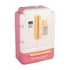 thumbnail image 3 of Juego de simulación de cocina para niños, refrigerador de simulación, decoración para casa de muñecas, regalos, fácil de llevar, juego de cocina multi Rosa, 3 of 5