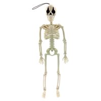 Magideal - Esqueleto Colgante De Halloween, Esqueleto De Articulaciones Móviles, Adornos Para Fiestas, Utilería Para Fotos, Decoración De Esqueleto Realista Para Nariz Roja