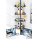 thumbnail image 1 of Organizador de Ducha HAMITOR de 4 Niveles Ajustable 120-307 cm Negro, 1 of 7