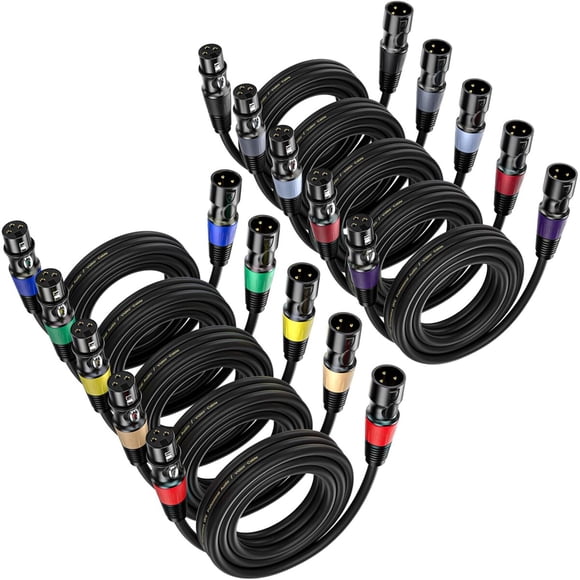 Cable XLR EBXYA 10ft 10 Pack Balanceado 3 Pines