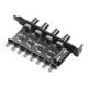 thumbnail image 2 of Controlador De Velocidad De 4 Pines Y 3 Pines, Regulador De Concentrador De Ventilador De Refrigeración De Caja De PC De Computadora De 12V 5, 2 of 5