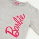 thumbnail image 3 of Polerón Cerrado Niña Gris Logo Barbie, 3 of 4