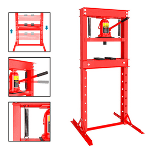 Genérico - Prensa Hidraulica Gato Acero Reforzado Hardpro 12 Toneladas