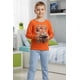 thumbnail image 1 of Pijama Franela Niño Estampado Game Over naranja 4, 1 of 7