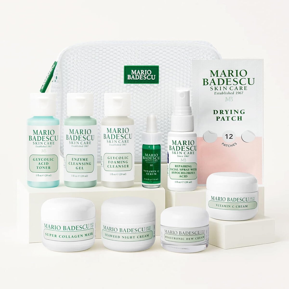 Set Cuidado Facial Mario Badescu 10 Piezas Serum Vitamina C
