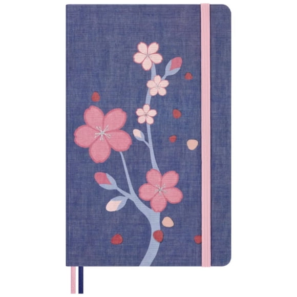 Cuaderno Moleskine Sakura - Tapa dura - Large - Azul - De rayas