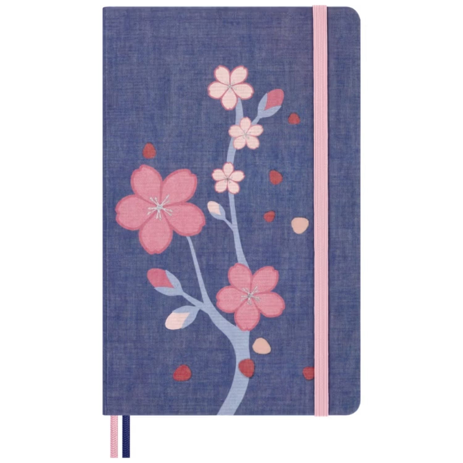 Cuaderno Moleskine Sakura - Tapa Dura - Large - Azul - De Rayas