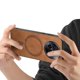 thumbnail image 3 of Magnetic Slim Case for Realme 13 Pro Plus 5G with Camera Guard & Anti-Scratch Back Brown, 3 of 5
