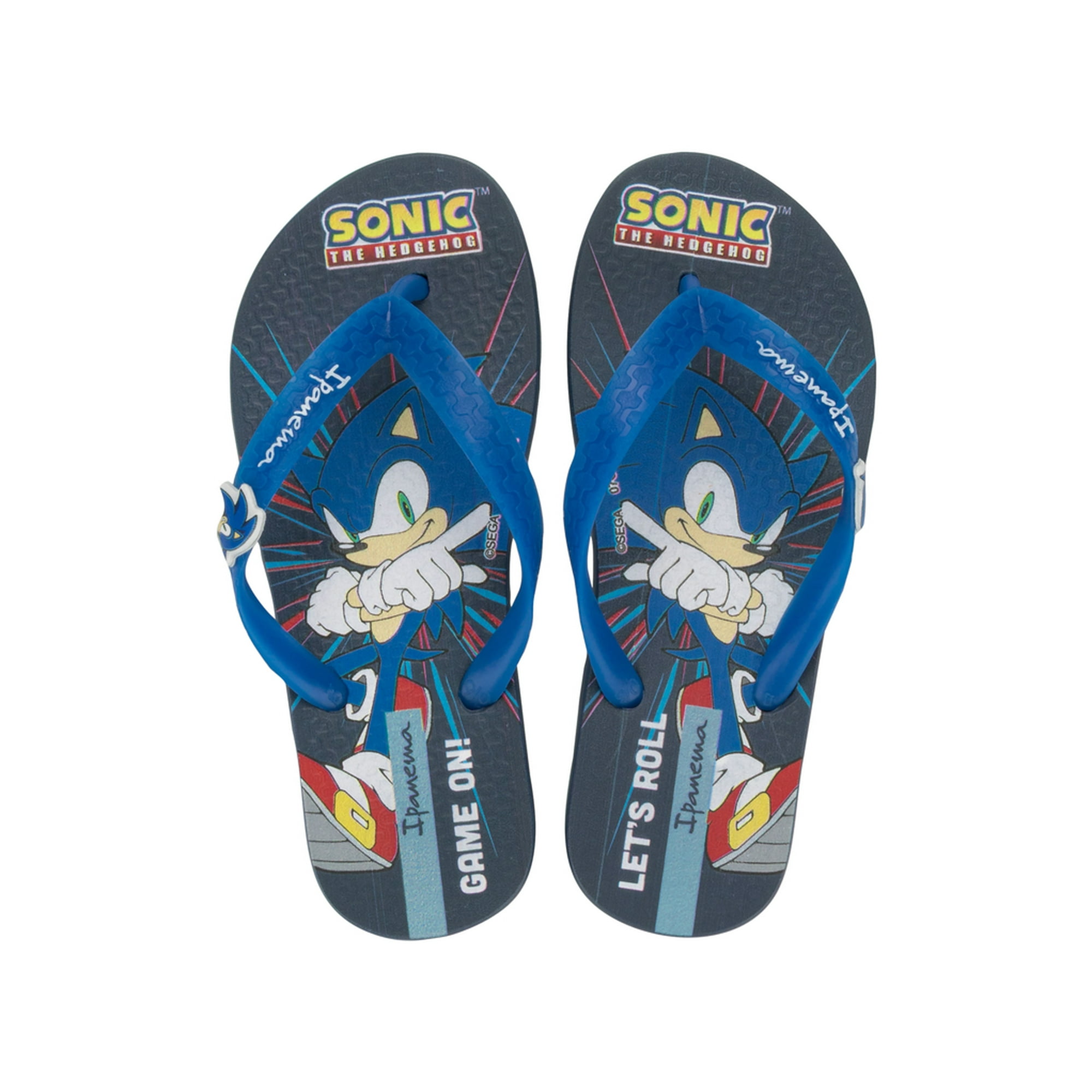 Sandalia Infantil Azul Sonic Lets Ipanema