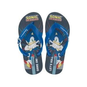 Sandalia Infantil Azul Sonic Lets Ipanema