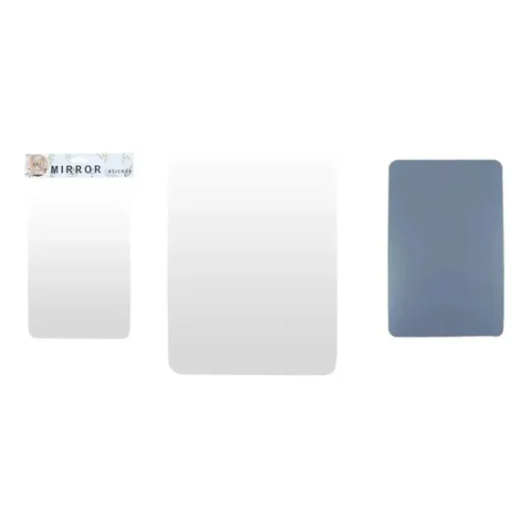 Lámina Espejo Adhesivo Flexible Decorativo Rectangular Sin Marco