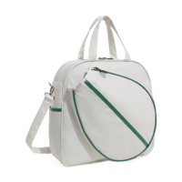 Magideal - Bolsa De Tenis Bolsa Para Raqueta De Tenis Raqueta Deportiva Gran Capacidad Ligera Para Mujeres Y Hombres Con Correa Para El Hombro Bolsa De Bádminton Blanco
