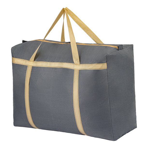Almacenamiento de Ropa, Bolsas de Almacenamiento Plegables, Bolsas de Mudanza para Organizar Ropa, Edredón, Organizadores de Armario Gris 22.8*9.8*15.7in