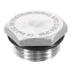thumbnail image 1 of Uxcell 304 Tapón de Tubo de Acero Inoxidable Conector 1/2" NPT Rosca Macho Cabeza Hexagonal Exterior Tapones de Cabeza Hexagonal con Anillo de Goma de Sellado para Tubo de Aire Agua Aceite Gas, 1 of 6