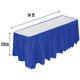 thumbnail image 2 of Falda de mesa DecorRack 73 cm x 4,26 m azul real - paquete de 2, 2 of 5