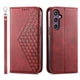 thumbnail image 1 of Funda Flip FOXDOCK para Samsung Galaxy S24 Plus , Estilo Billetera con Diseño Rombo, Correa de Mano y Soporte, Uso Diario, 1 of 6