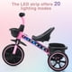 thumbnail image 2 of Triciclo infantil Youthkkee con luces LED, 3 ruedas, 1-3 años, 2 of 6