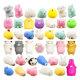 thumbnail image 1 of 50pcs Mini Mochi Squishy Belug Squeeze Toy Fidget Toy, 1 of 5