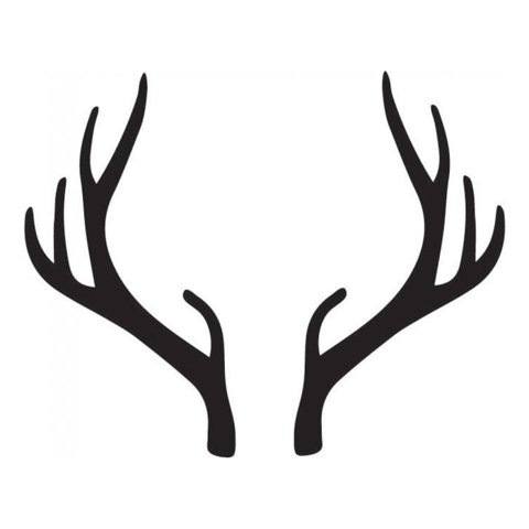 Rienda Libre Graphics - Decomural Deer Antlers Stag Animals Ws-44166