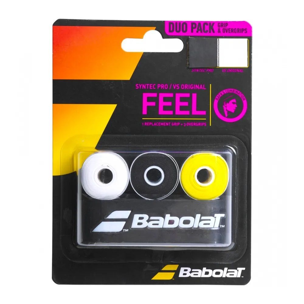 Grip Babolat Syntec Pro + Overgrip Vs Original Tenis Padel