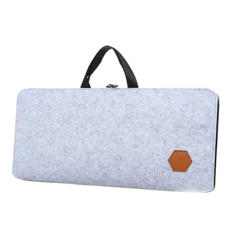 Bothyi - Estuche Para Teclado Mecánico, Bolso De Mano, Bolsa De Almacenamiento Para Teclado, Para Viajes, Oficina, Hogar, Gris