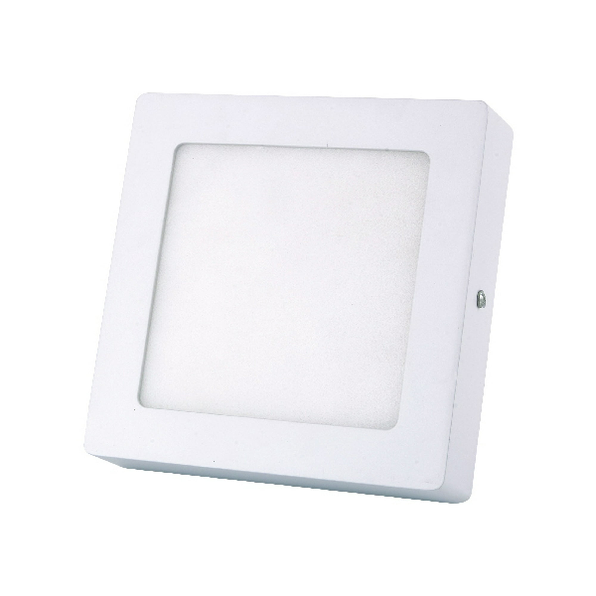 Bp - Panel Led Cuadrado 12w Luz Cálida Sobrepuesto