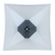 thumbnail image 5 of Macetero Maceta Geometrico Diseño Nordico Plastico Mediano blanco, 5 of 5