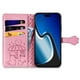 thumbnail image 4 of Funda Cartera FOXDOCK para iPhone 15 , Flip PU con Relieve de Gatos y Perros, Tarjetero y Soporte, 4 of 6