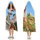 thumbnail image 3 of Jane y el Dragón Manta Capa con Capucha Anti-Bolitas, Manta de Lana Ártica Suave, Manta Portátil de Felpa Ligera y Lujosa, Poncho para Siesta en Casa y Oficina, 100*130cm, 3 of 6