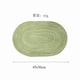 thumbnail image 2 of Xiao Hua Juego de manteles individuales, 2 piezas, manteles individuales elípticos - 45 x 30 cm, lavables, resistentes al calor, duraderos para mesa de comedor y cocina, color verde., 2 of 3