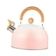 thumbnail image 3 of Tetera Silbante Multifuncional De 3 L Para Senderismo, Picnic, Camping, Cocina, Color Rosa, 3 of 5