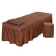 thumbnail image 5 of SPA Mesa De Masaje Juego De Ropa De Cama Falda De Cama Funda De Almohada Funda De Taburete Coffee-L, 5 of 5