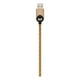 thumbnail image 5 of Cable USB A Micro USB Trenzado Dorado 1.2Mts LC2618G, 5 of 5