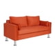 thumbnail image 2 of Sofa Sky 3c Felpa 12 Naranja, 2 of 5