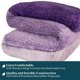 thumbnail image 2 of Manta PAVILIA Fluffy Sherpa Ombre 150 x 200 cm, color morado, 2 of 7