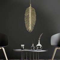 Mallorca - Placa Mural Decorativa Hoja Royal Gold Mediana