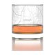 thumbnail image 2 of Vaso de Whisky Well Told con Mapa de Raleigh NC 325 ml Transparente, 2 of 5