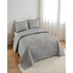 thumbnail image 4 of Cubrecama Quilt De Verano Con Colores Lisos King Gris, 4 of 4